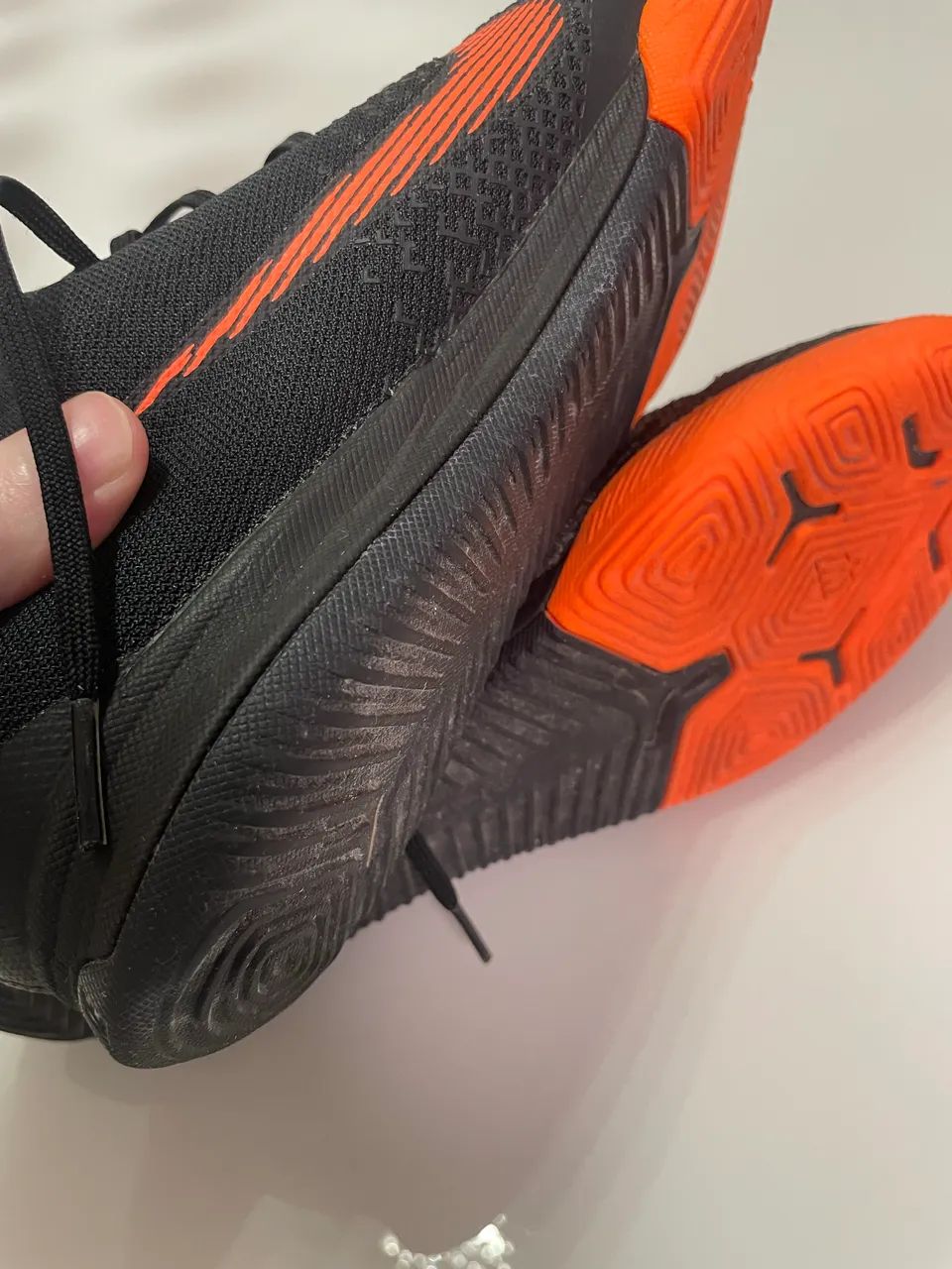 Tênis Chuteira Nike Mercurial VaporX 12 PRO IC Fast AF - Black/Orange - Foto 2