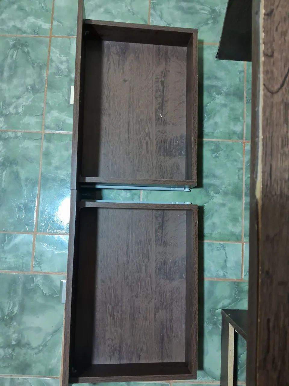 Escrivaninha Permolini com estante integrada e 2 gaveteiros MDP - Foto 3