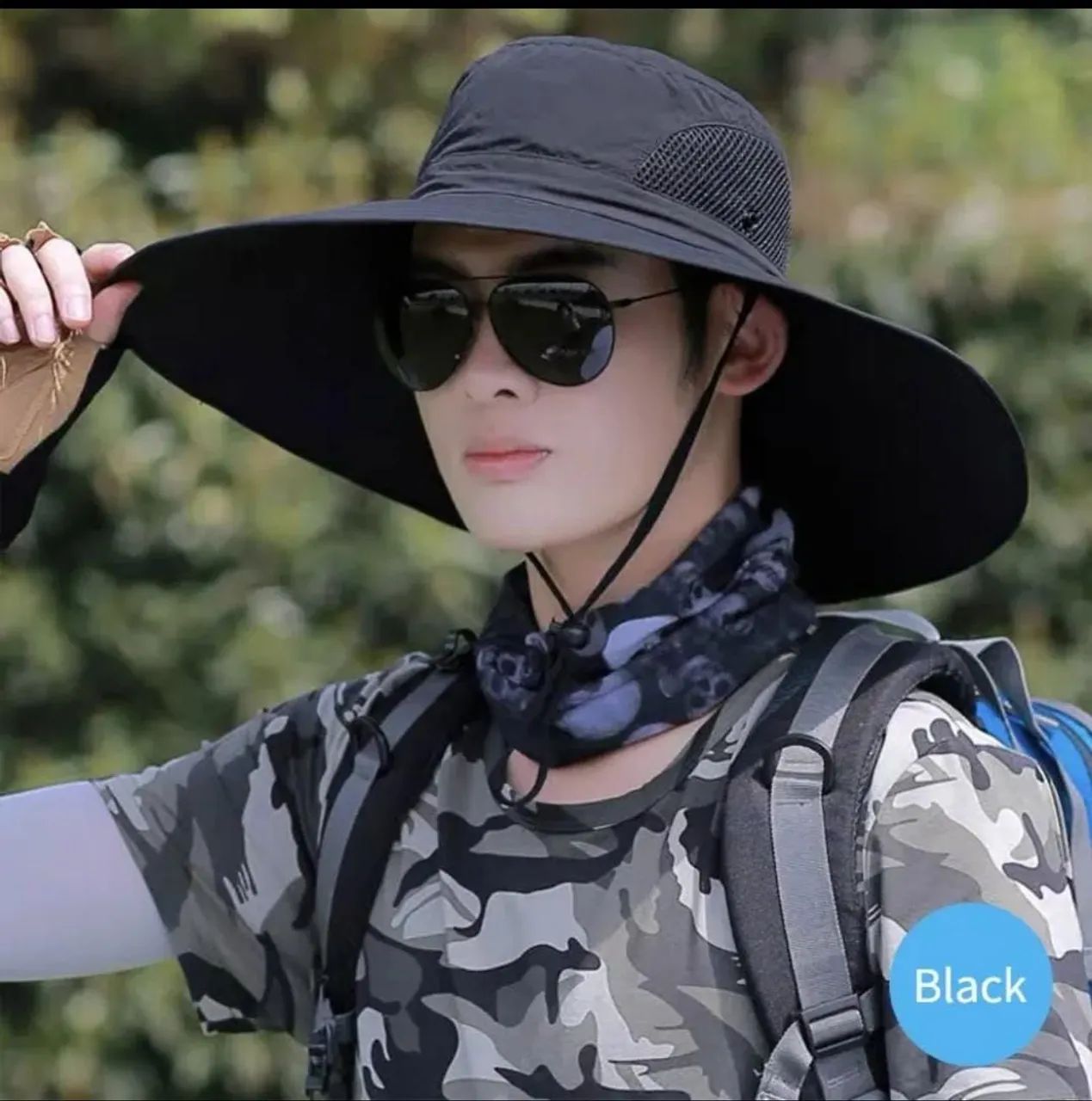 Chapéu de proteção solar 