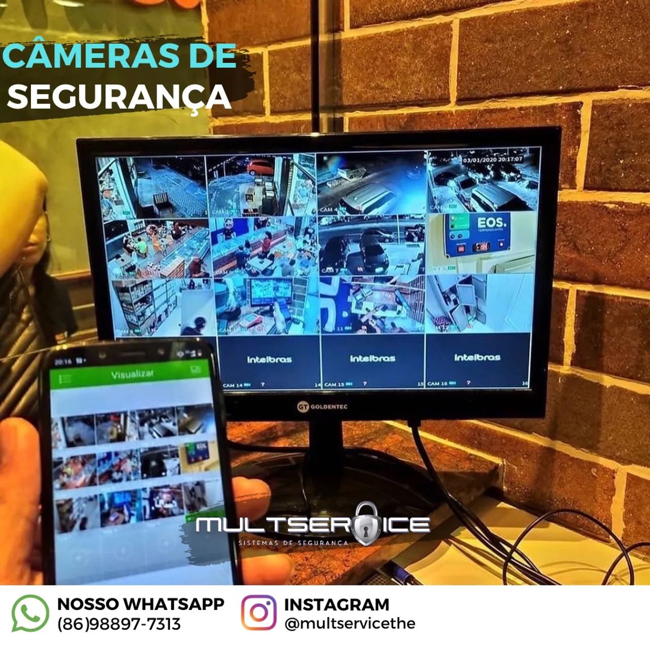 Kit Câmeras de Segurança Intelbras