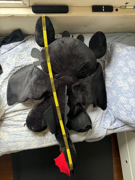 pelúcia gigante banguela como treinar seu dragão , em bom estado. De máquina mega plush - Foto 4