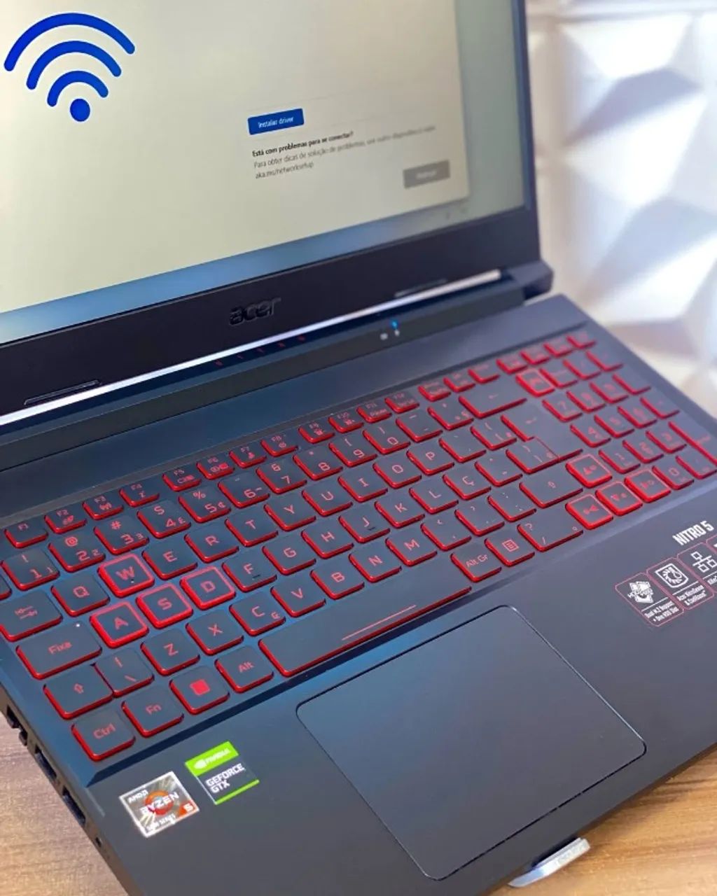 NOTEBOOK ACER NITRO 5 RYZEN 5 5600/ 16GB RAM/ GTX 1650  - Foto 4