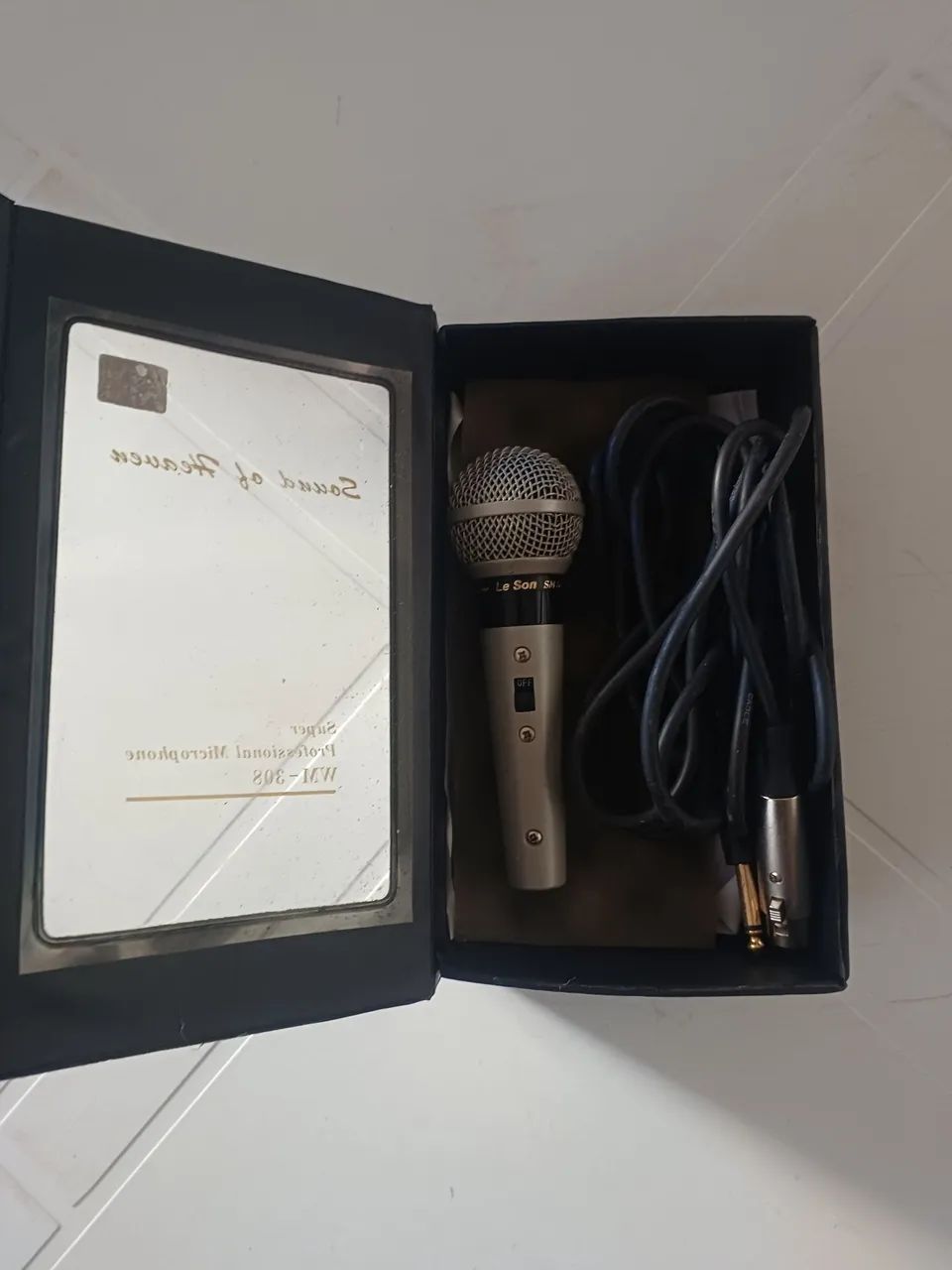 Microfone Leson Sm58 Plus Corpo Metálico Cabo Cannon XIr - Foto 6