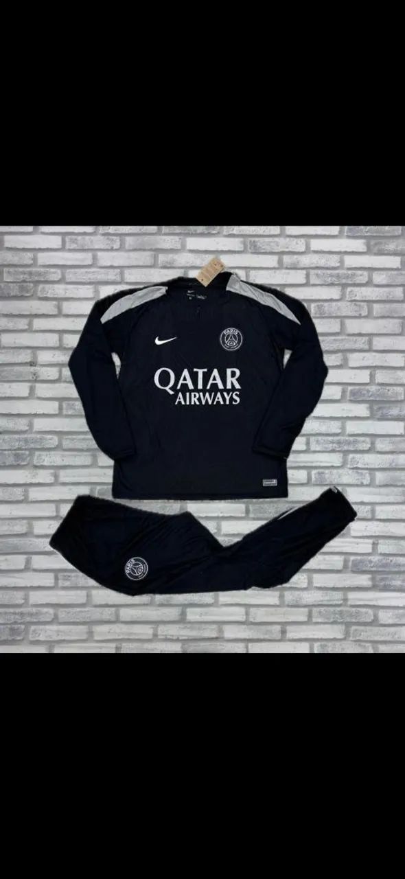 Conjunto de Agasalho Flamengo Adidas Azul e Branco - Foto 2