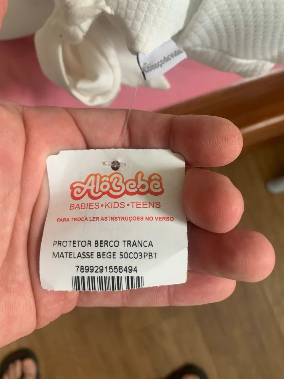 Protetor de Berço Trança Matelassê  - Foto 4