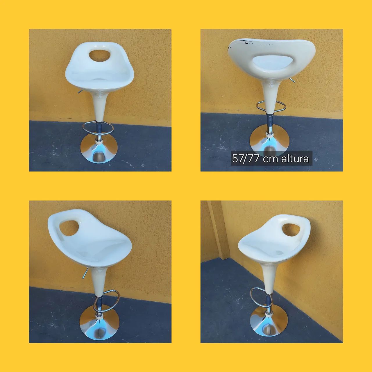 Banqueta abs branca
