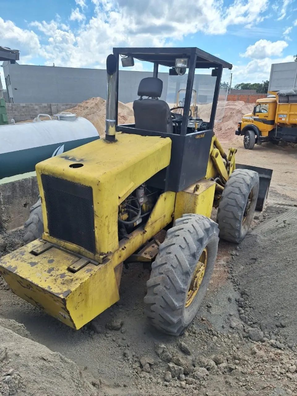 Pá carregadeira w7 articulada 