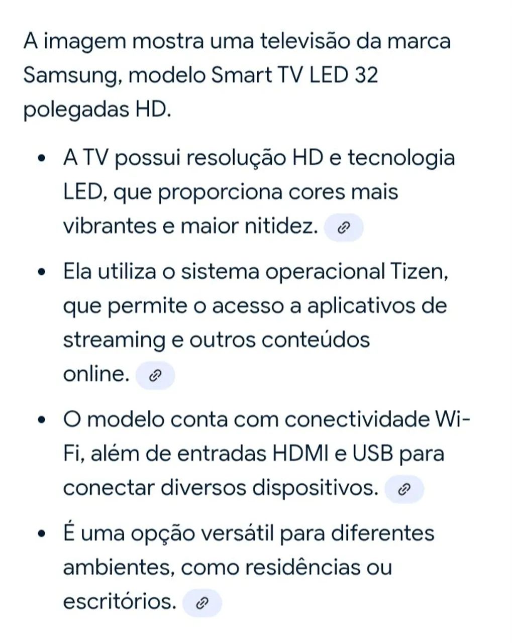 Smart Tv de 32 Polegadas Samsung  - Foto 4