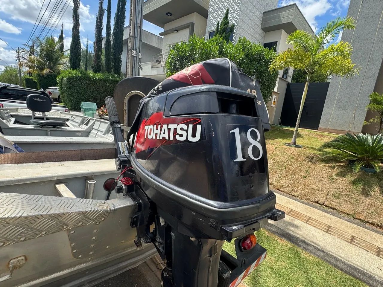 Canoa 5 metros calaça de alumínio - Foto 9