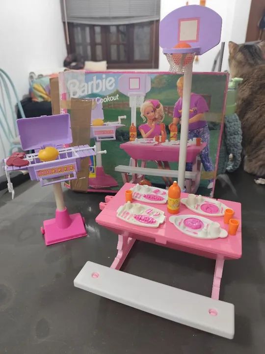 Barbie Backyard Cookout - Brinquedo Completo anos 90!  - Foto 2