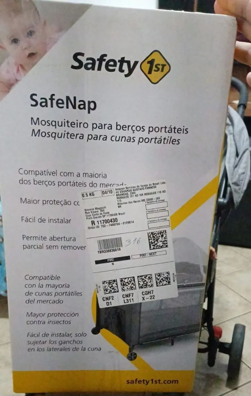 Mosquiteiro portatil para berços 