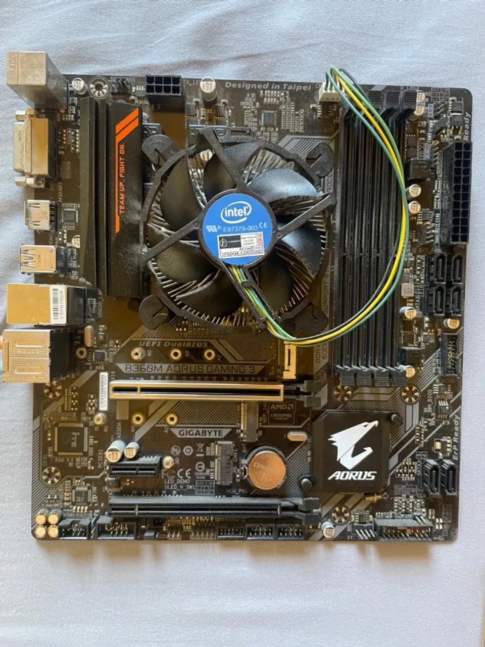 Kit Upgrade Intel i5-9400F + Placa-Mãe B360M Aorus Gaming 3
