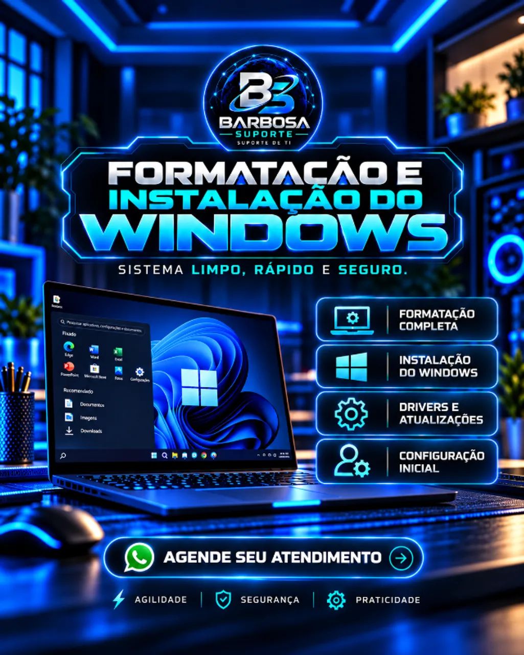 Suporte de TI | Manutenção, Formatação, Redes e Informática em BH - Foto 2