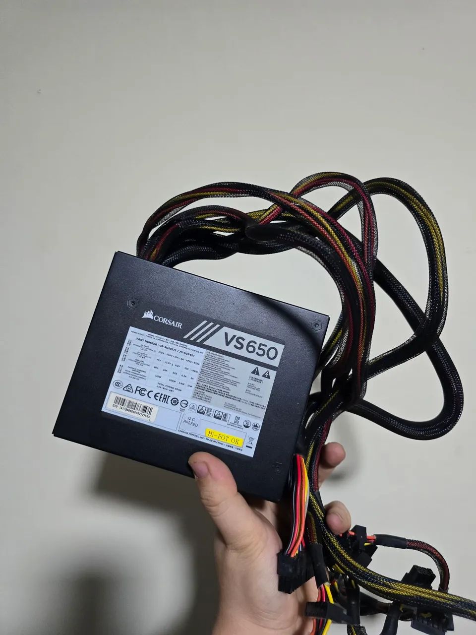 Fonte 650W CORSAIR  VS650 - Foto 3