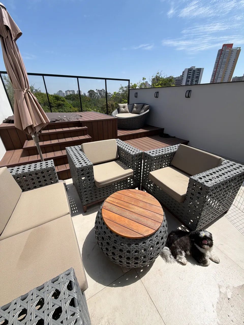 Conjunto móveis para área externa  - Foto 4