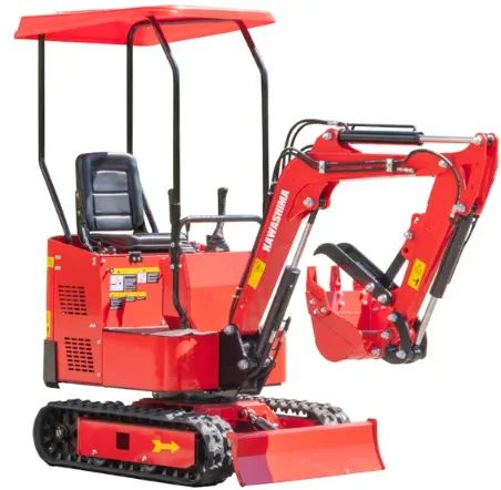 Escavadeira Autopropelida Kawashima EGK 860 Compacta Potente e Ideal para Obras e Serviços - Foto 5