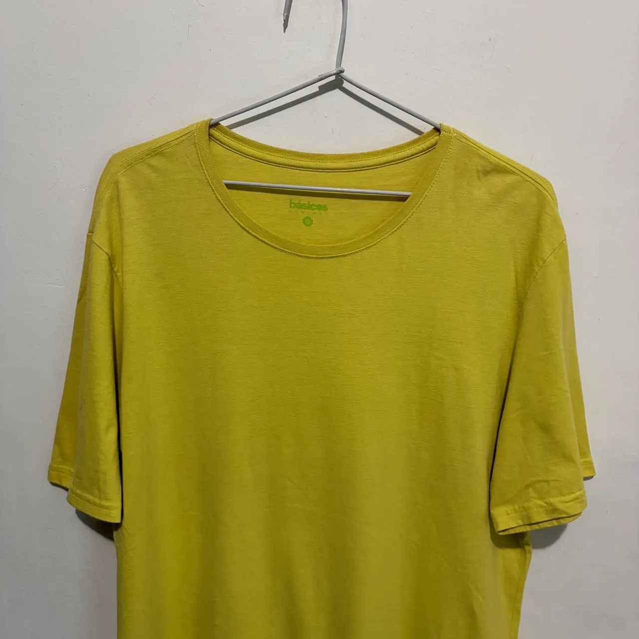 Camiseta Básica Amarela - Foto 2