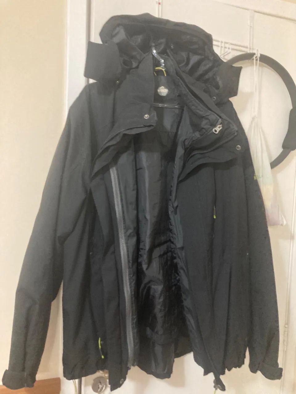 Casaco importado preto masculino G