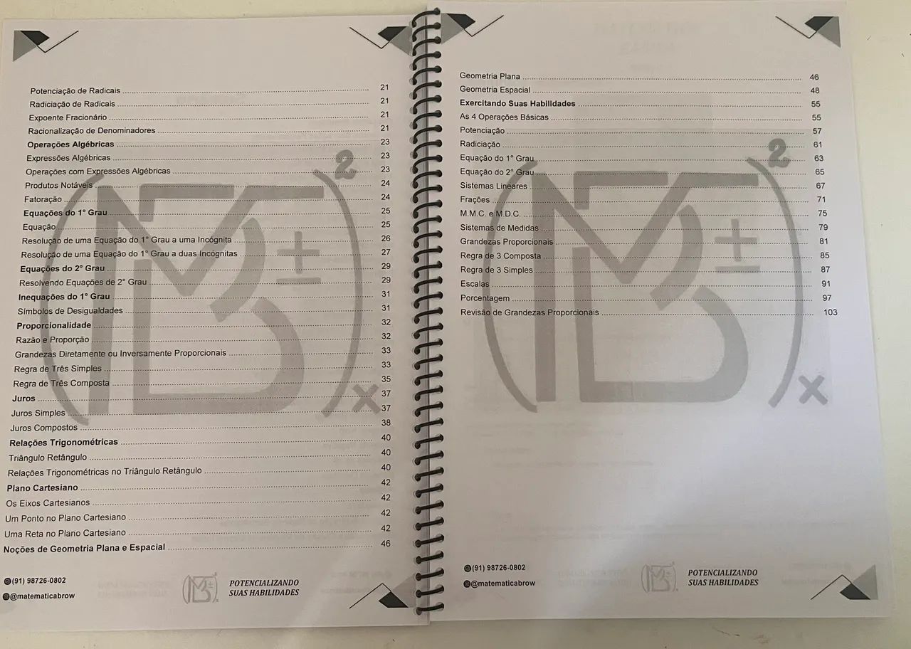 Caderno de exercícios de Matemática  - Foto 4