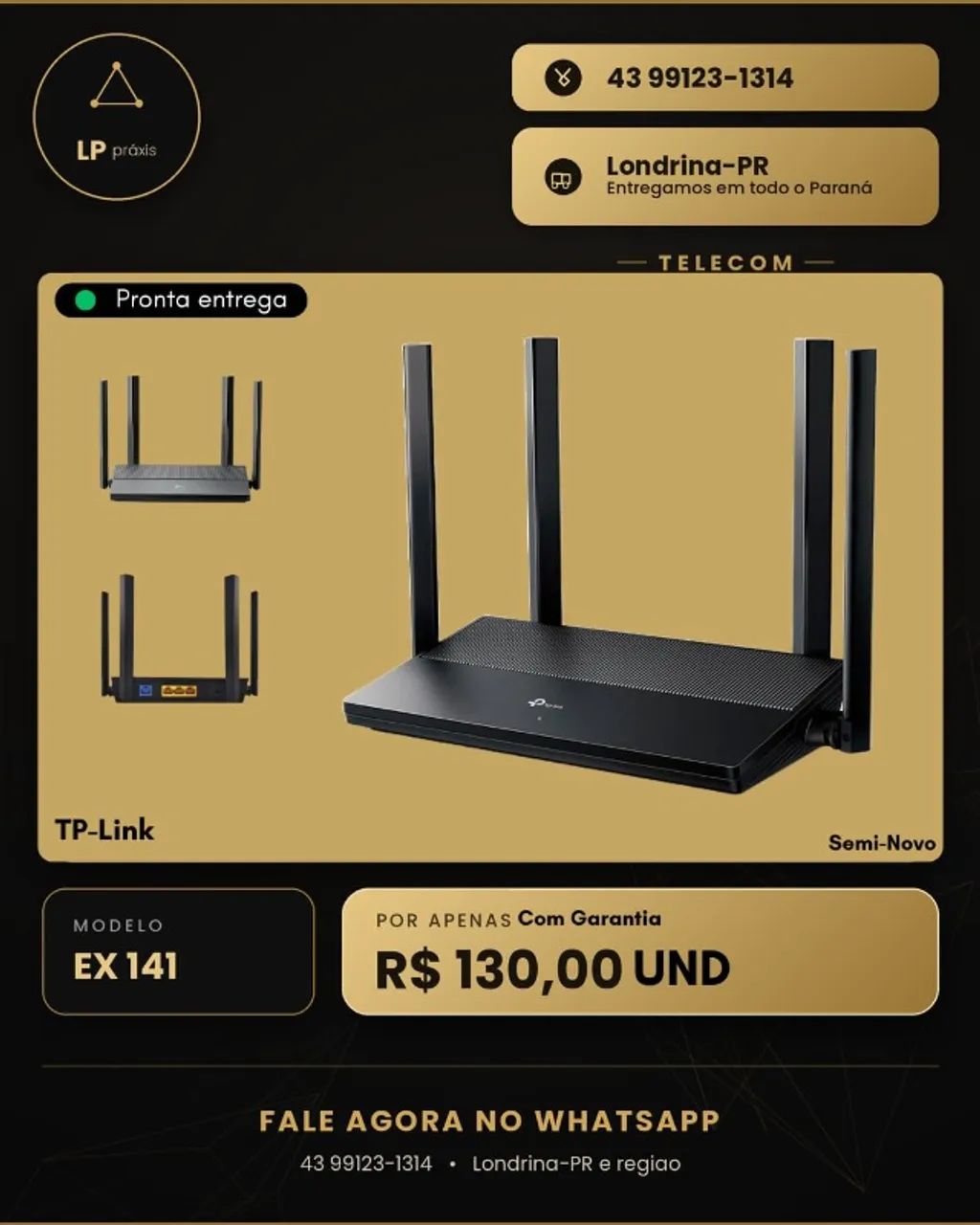 Roteador TP-Link EX141]