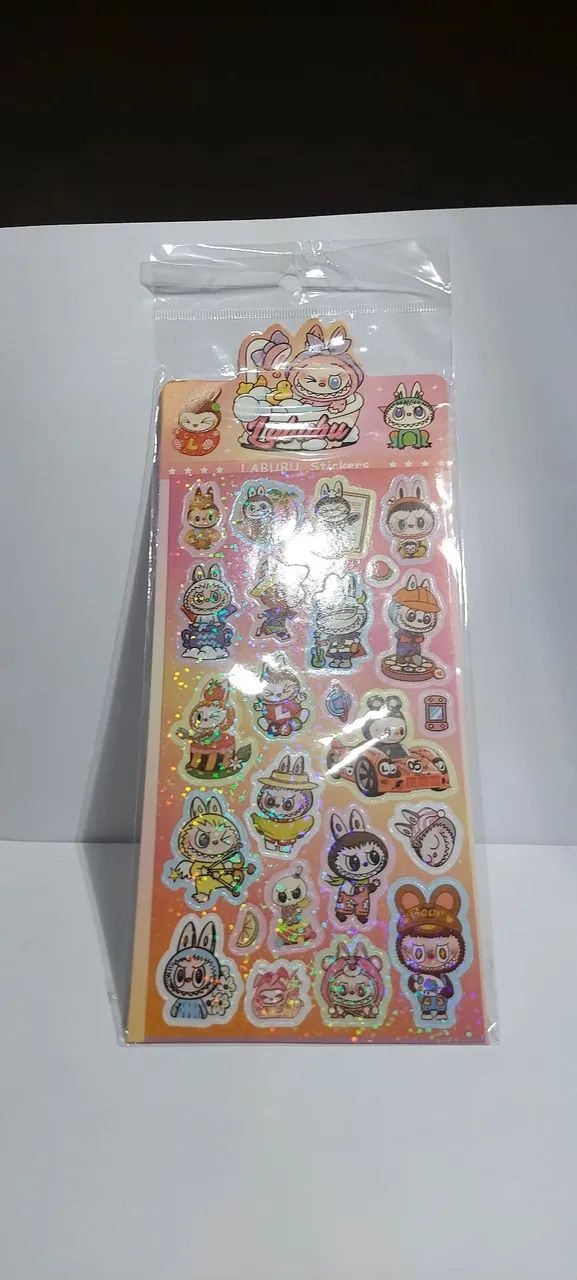 Caderno Agenda Labubu com capa fofinha 14.8x 21cm  com 80 folhas com margens desenhadas  - Foto 2