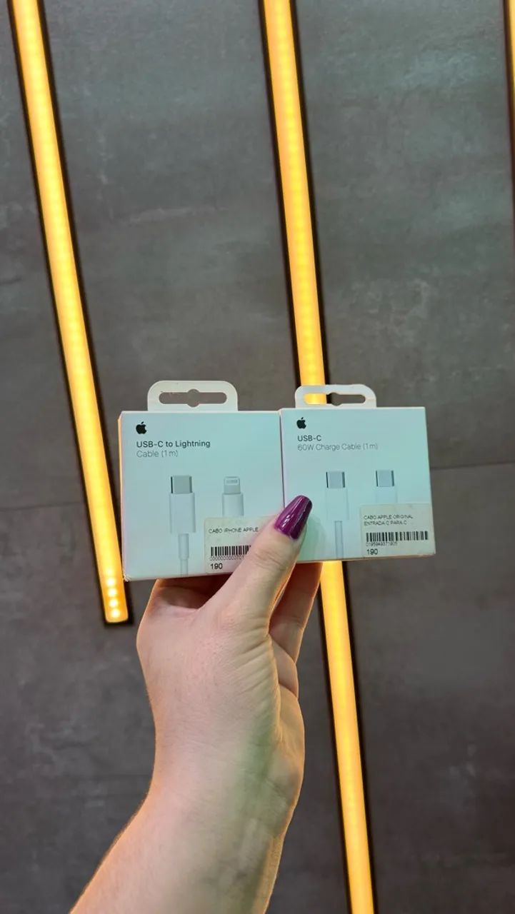 CABO ORIGINAL APPLE COM GARANTIA!!