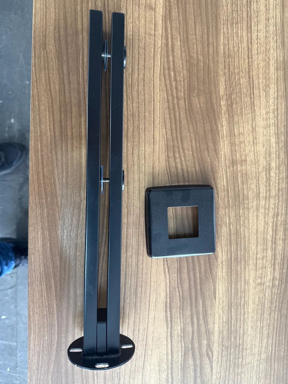 Kit 14 Coluna Torre Pinça Inox 304 40cm Preta Preto - Foto 2