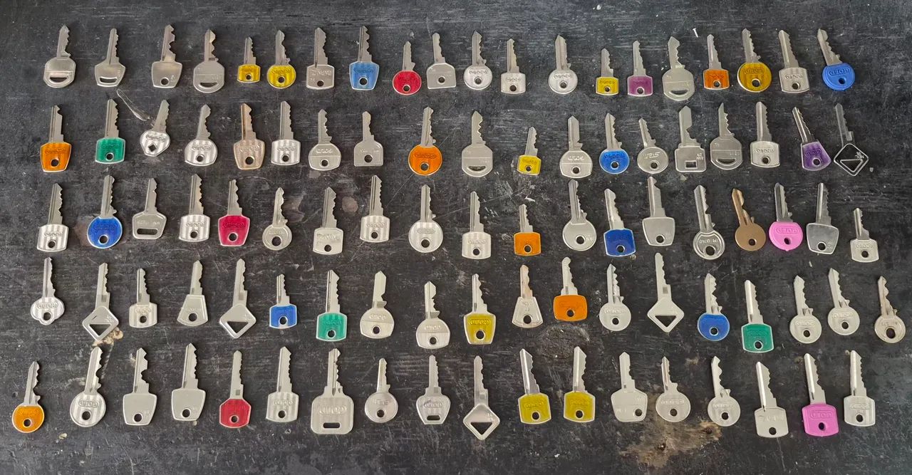 90 chaves para decoração 
