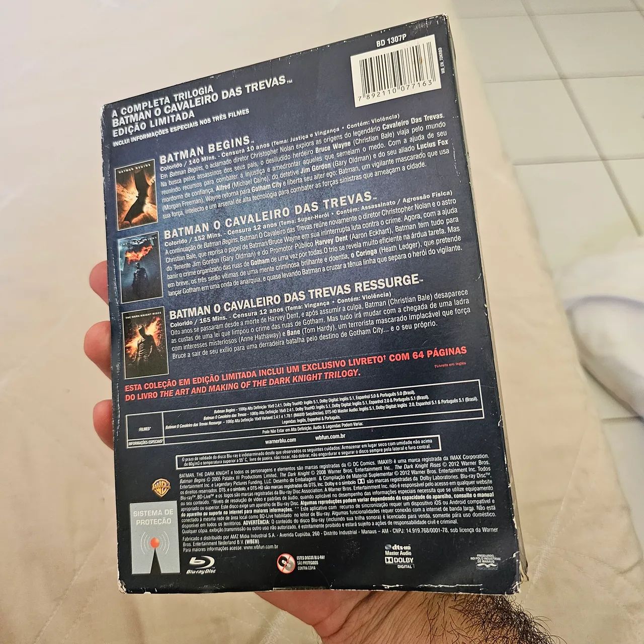 Blu ray trilogia Batman cavaleiro das trevas - Foto 2