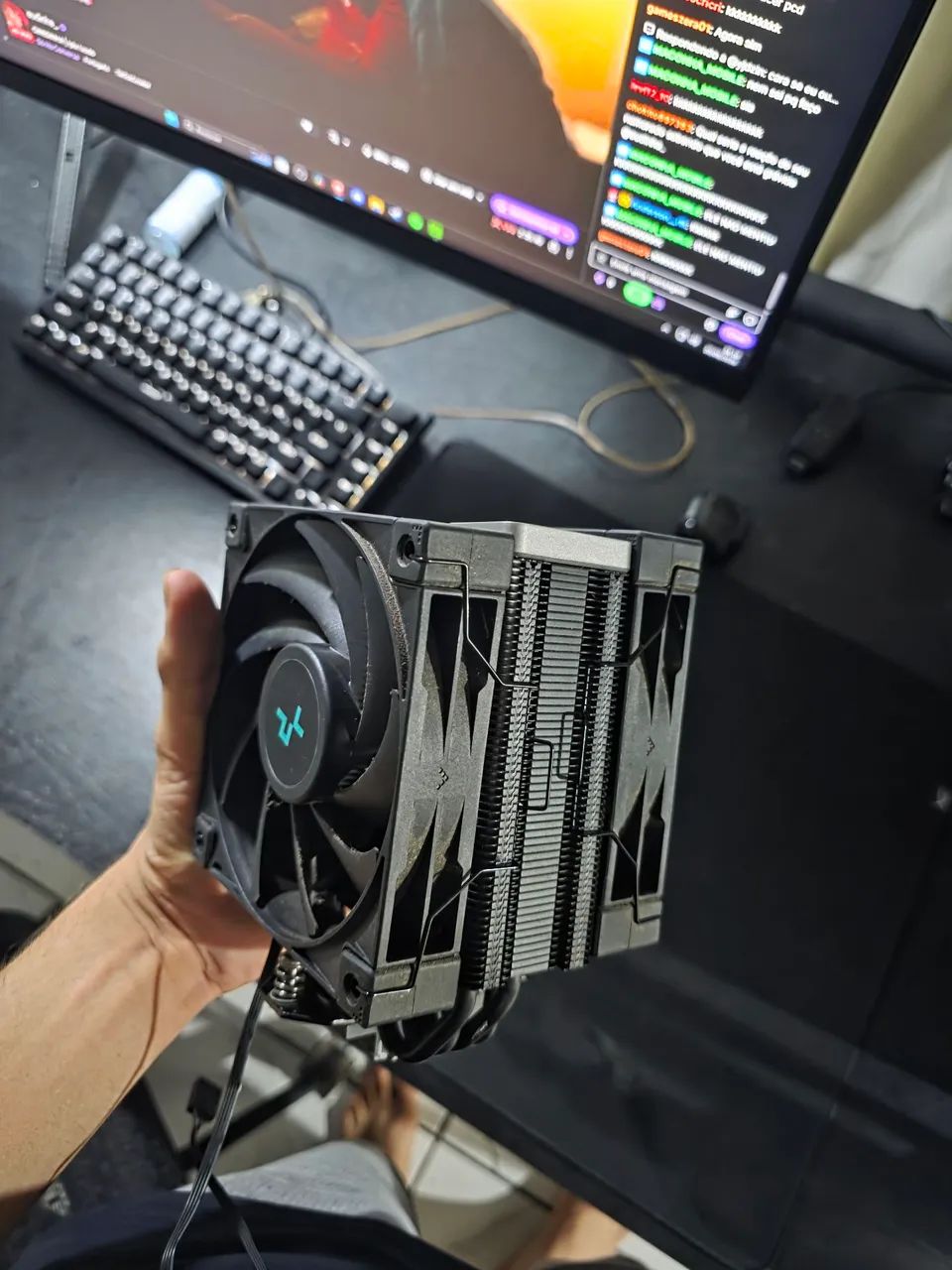 Air cooler deepcool Ak400 zero dark plus  - Foto 3