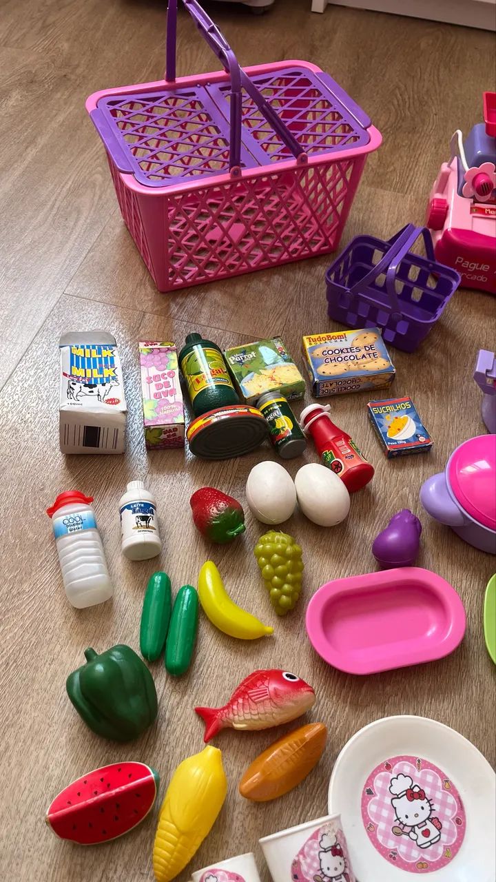 Super kit cozinha e mercado para crianças! - Foto 2