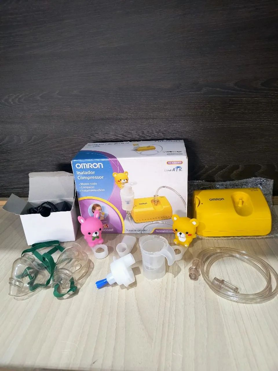 INALADOR OMRON INFANTIL COMPRESSOR<br>Modelo NE-C801KD