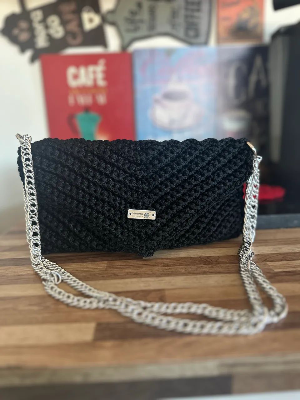 Bolsa Clutch Ana em Crochê  - Foto 4