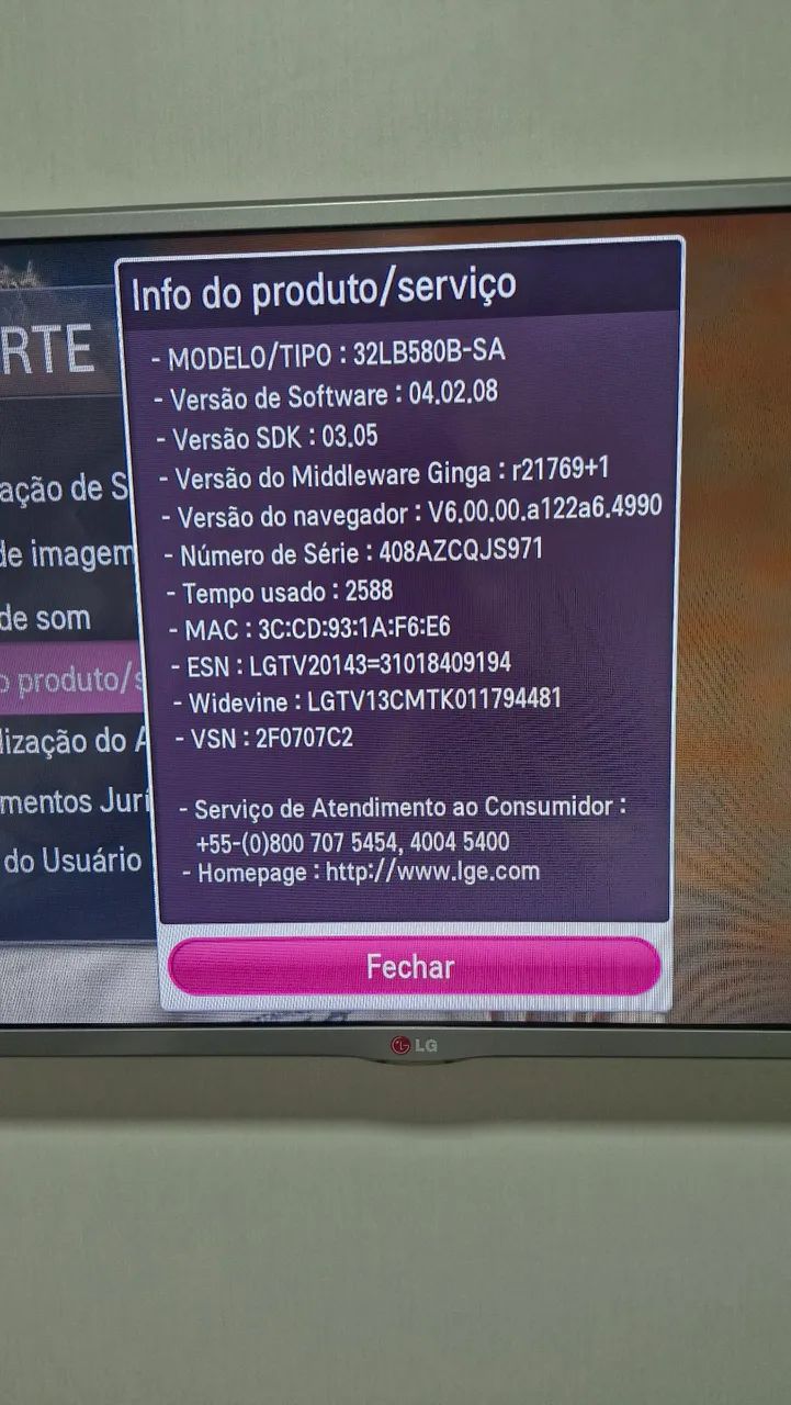 Smartv LG 32 Polegadas  - Foto 3