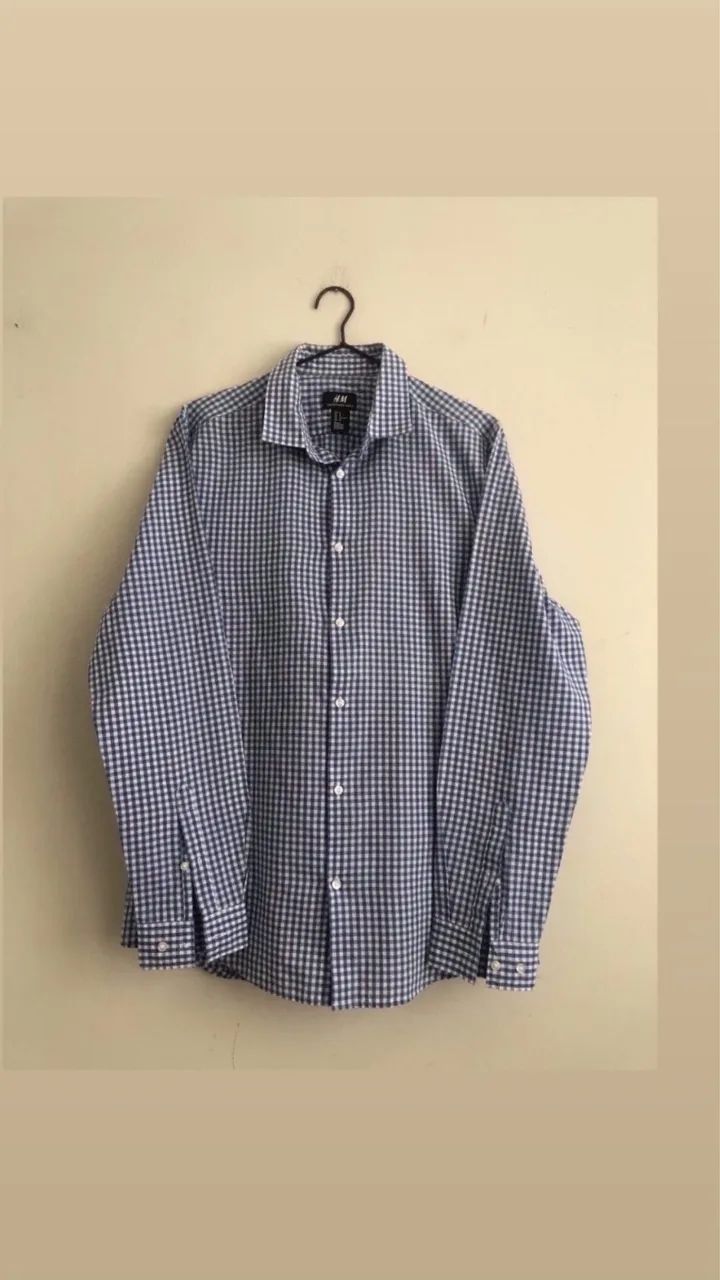Camisa masculina M da marca H&M