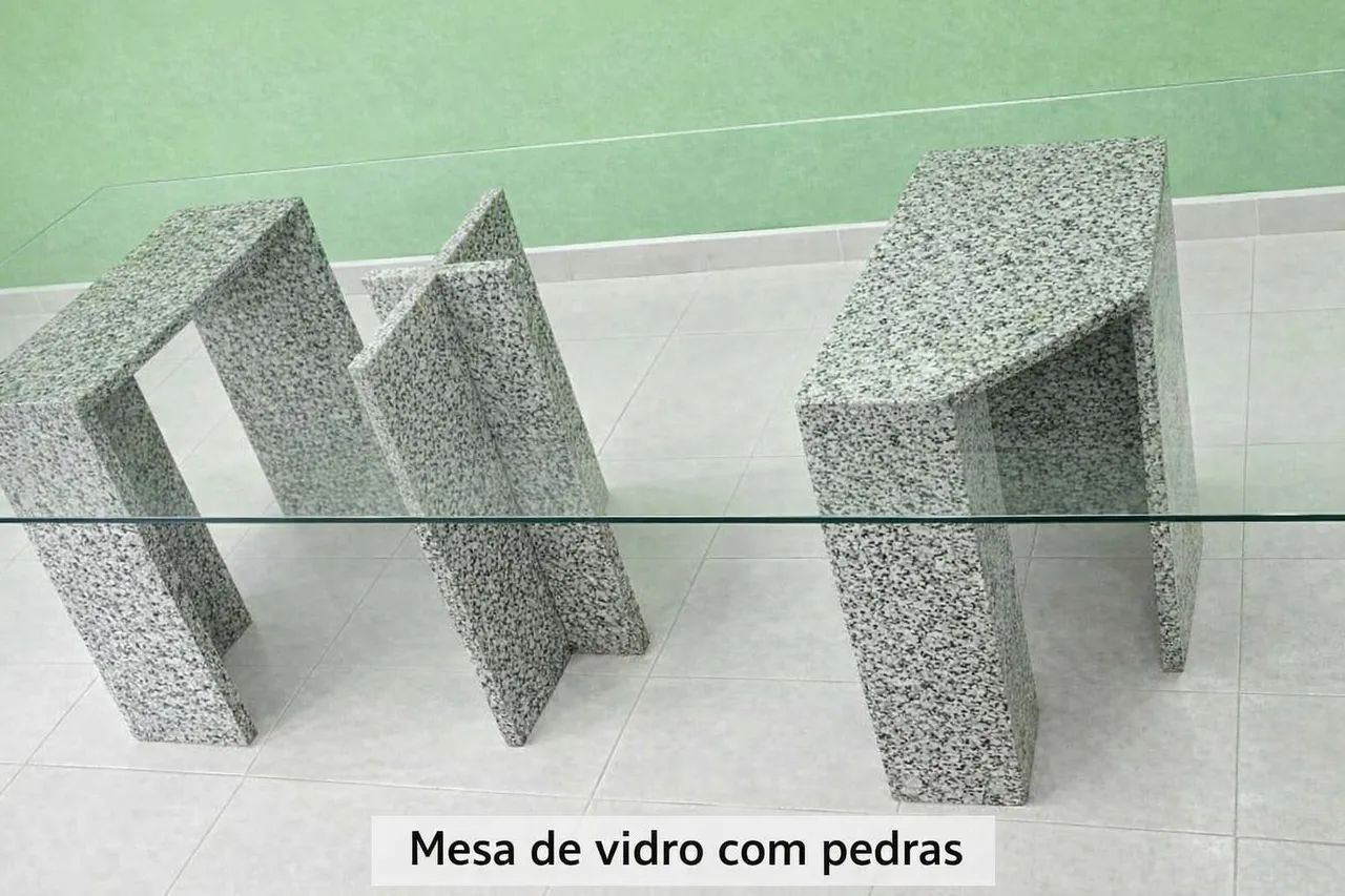 Mesa Sofisticada e Elegante de Reunião ou de Jantar - Foto 4