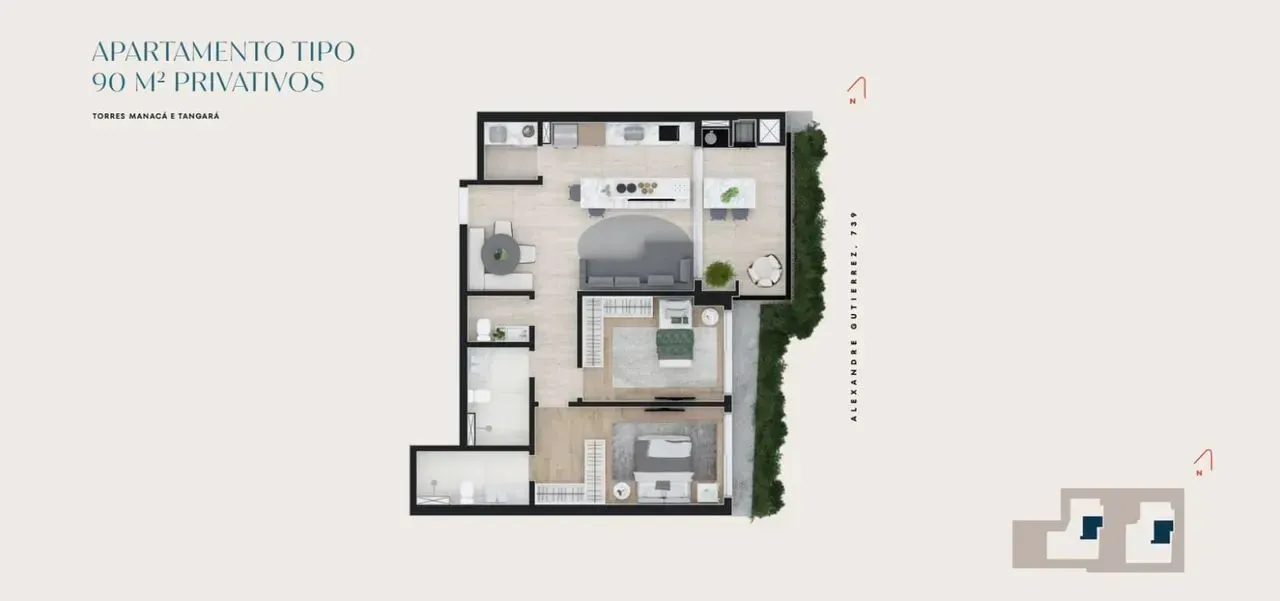PLANTA 90m²