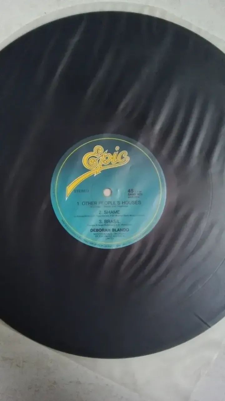 Deborah Blando Other People's Houses LP Single Vinil 1992 - Foto 3