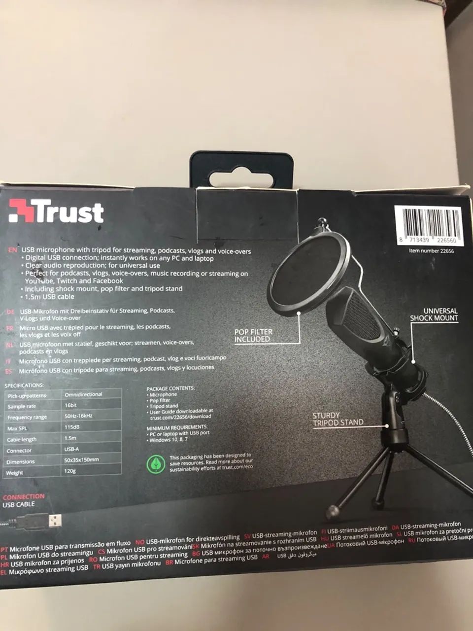 2 microfones Trust para computador/notebook Streaming - Foto 2