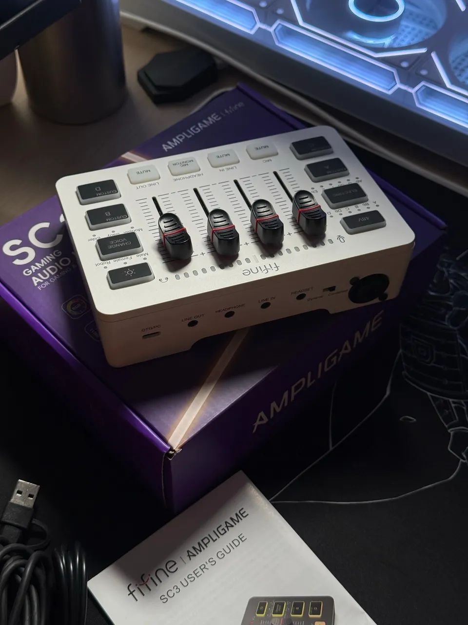 Mixer de Audio Fifine SC3 - Foto 2