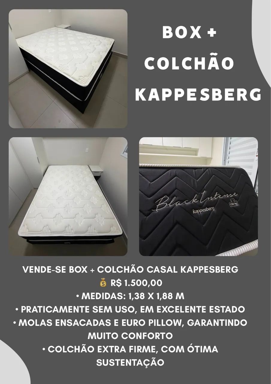Box + Colchão Casal Kappersberg 