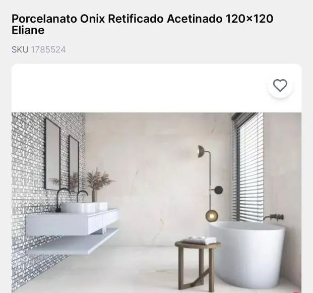 Eliane Onyx Polished Porcelain Tile, Rectified and Satin-Finished, 120×120 cm