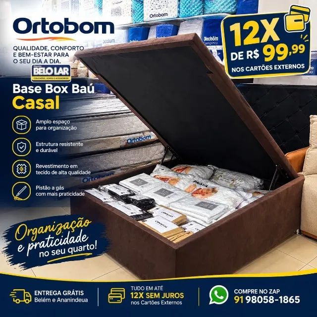 Base Box Bau Casal