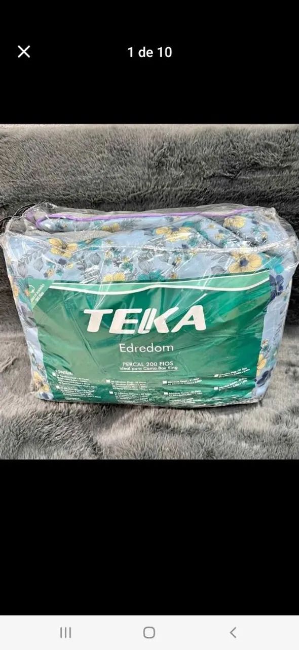 KIT EDREDOM TEKA 5 PEÇAS 