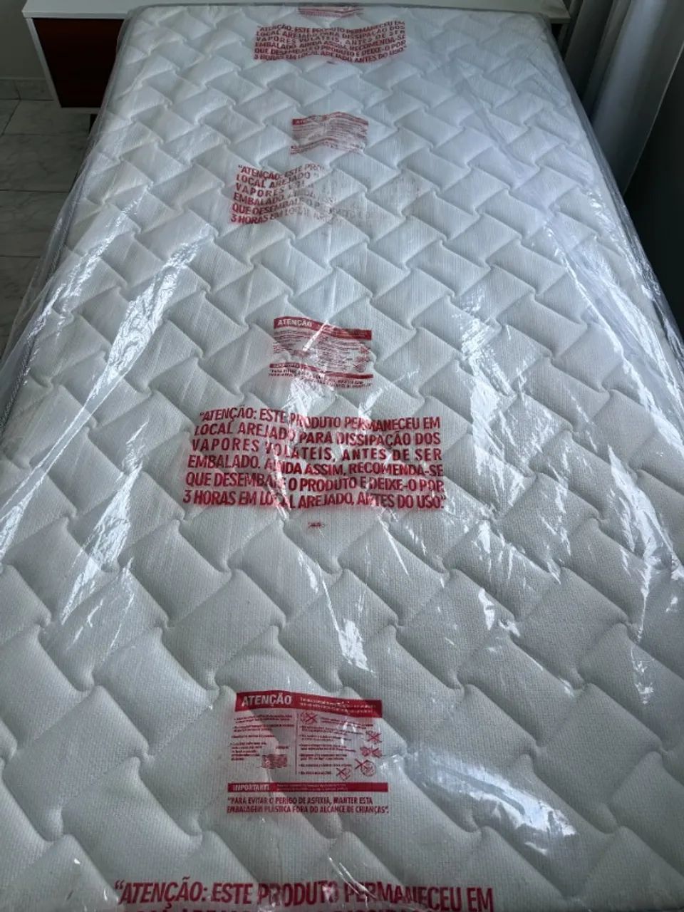 Kit Colchão Solteiro Extra (31 X 198 X 108) + Base Ortobom (Usado) - Foto 4