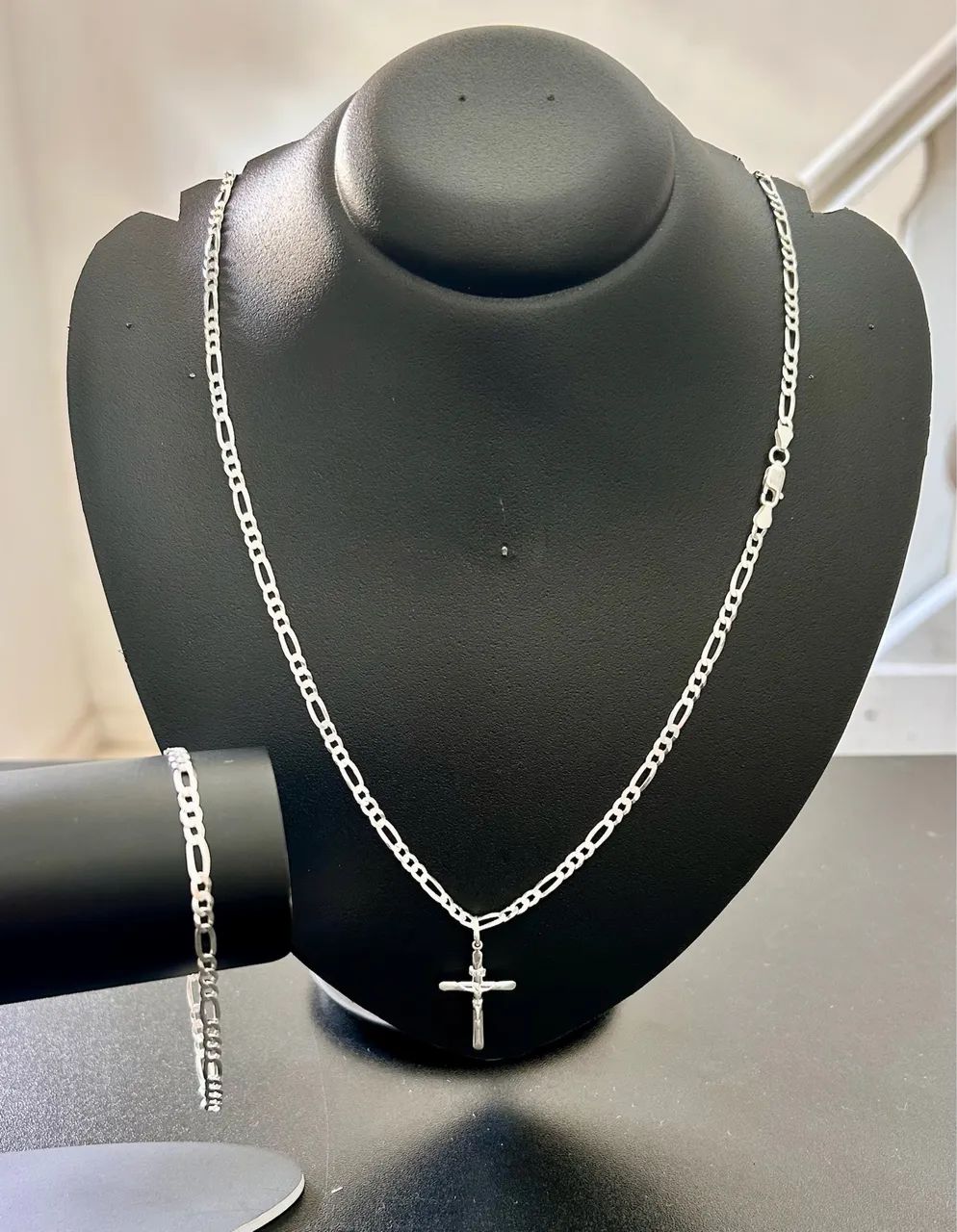 Conjunto em prata 3x1 de 4mm - Foto 3
