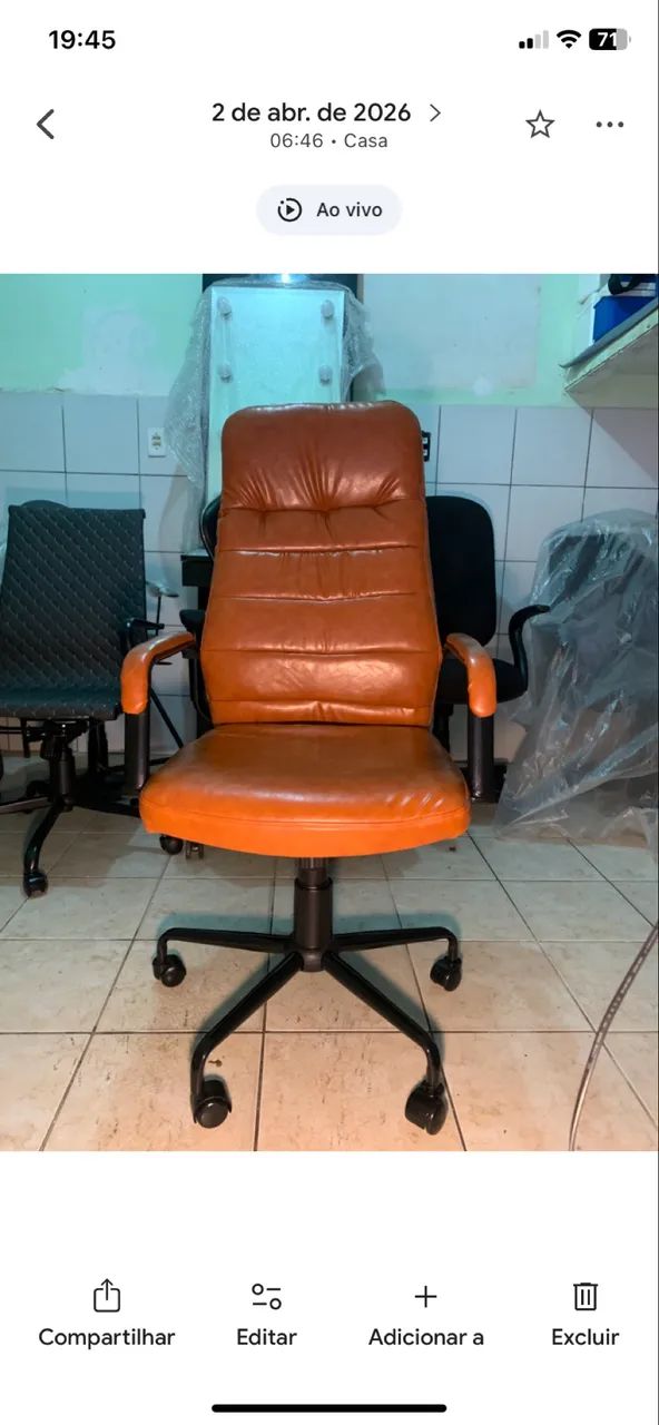 Cadeira de presidente couro - Foto 3