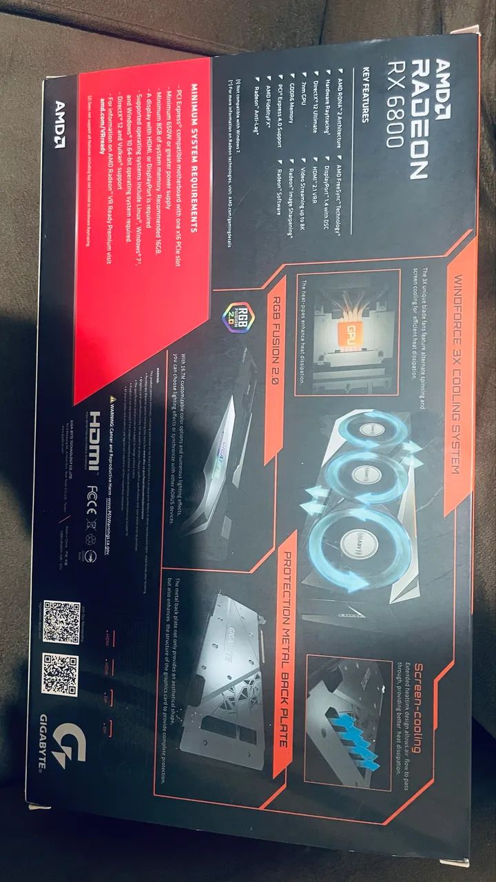 Placa de vídeo GPU RX 6800 16 GB gigabyte  - Foto 4