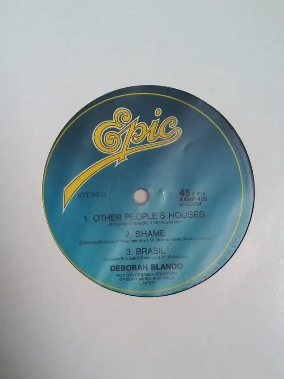 Deborah Blando Other People's Houses LP Single Vinil 1992 - Foto 2