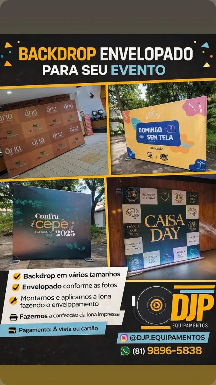 PAINEL PARA TIRAR FOTOS